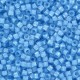 Toho Treasure beads 11/0 Inside-Color Crystal/Opaque Blue-Lined TT-01-351